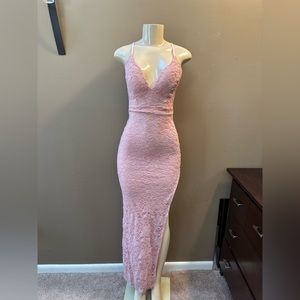 Pink prom dress